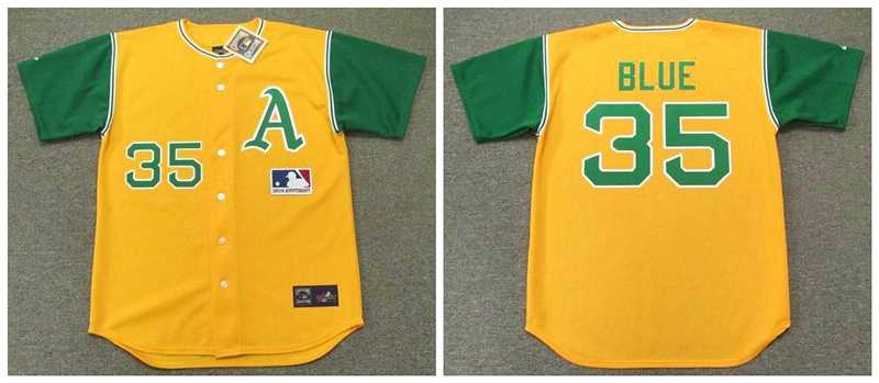 Athletics 35 Vida Blue Yellow 1969's Throwback Cool Base Jersey,We sell and wholesale Athletics 35 Vida Blue Yellow 1969's Throwback Cool Base Jersey on line form chian!